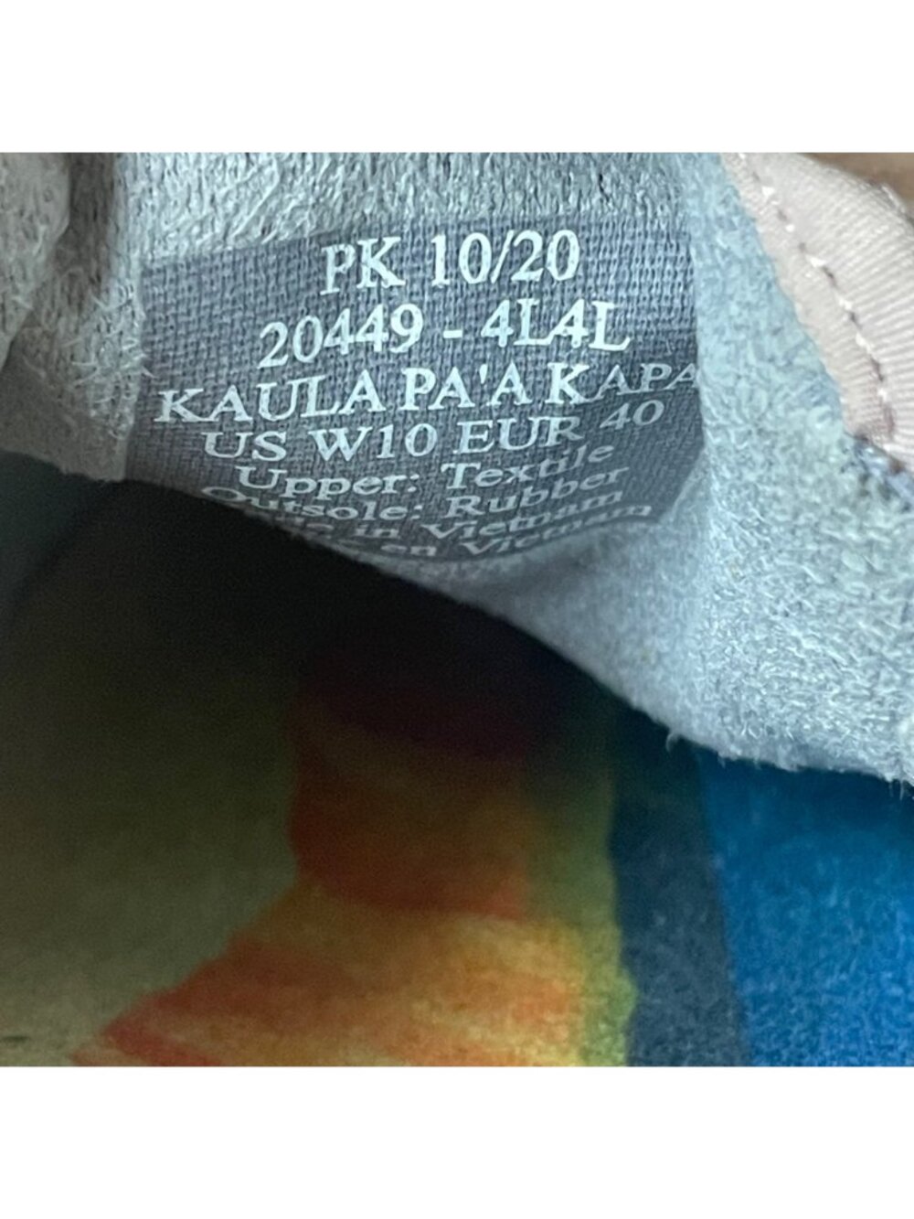 Olukai Kaula Pa'a Kapa Linen Espadrilles Pink Sz 10 Flats Slip On - Picture 7 of 10